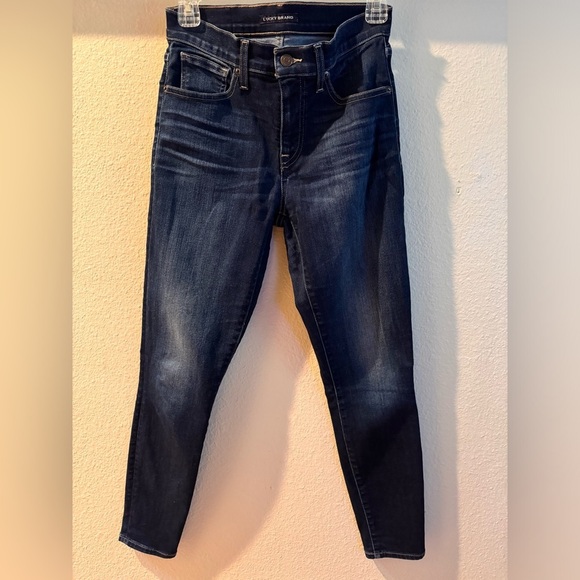 LUCKY BRAND Ava Mid Rise Skinny Dark Wash Women’s Jeans. Size 4/27 - Picture 1 of 9